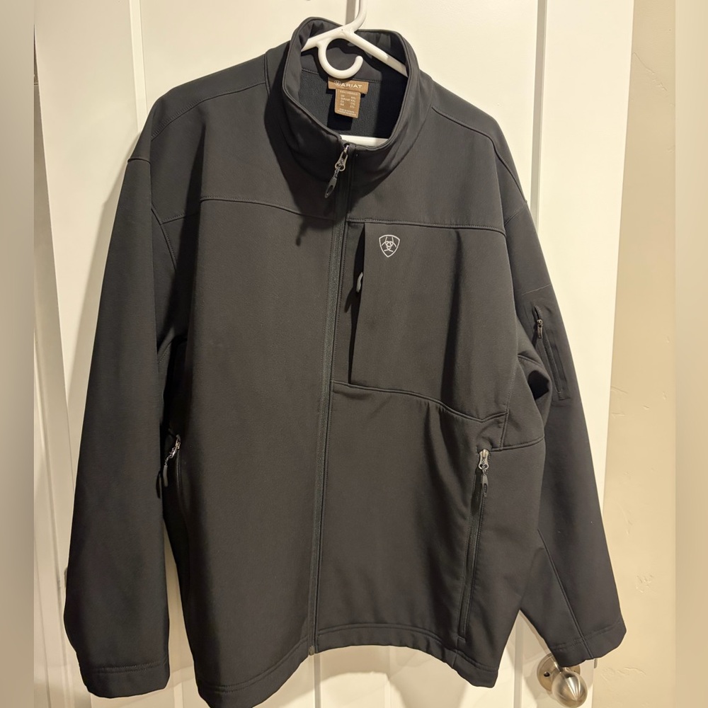 Ariat Men's Black Softshell Jacket - XXL